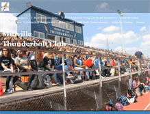 Tablet Screenshot of millvillethunderboltclub.com